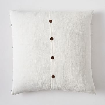 Cotton Silk Simple Stripe Pillow Cover | West Elm