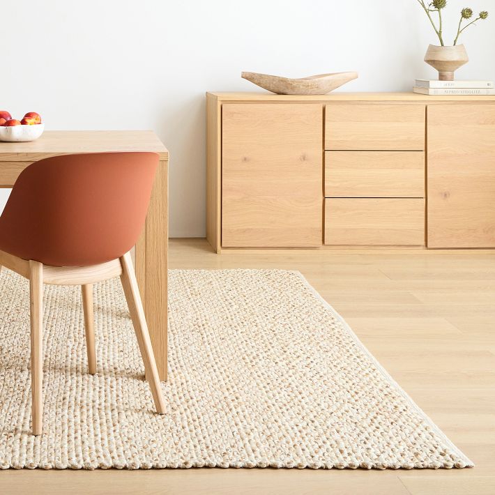 Braided Basketweave Jute Rug West Elm