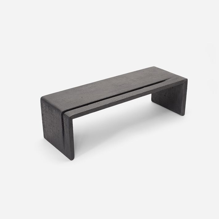 Small modern outdoor bench hot sale