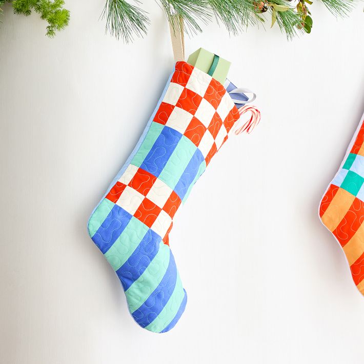 DIY Bright and Colorful Paper Christmas Stockings – Studio Xtine