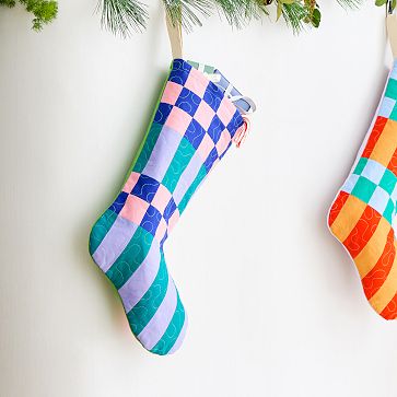 Krista Marie Young Quilted Stocking | West Elm