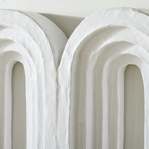 Textured Arch PapierMache Dimensional Wall Art by Diego Olivero West Elm