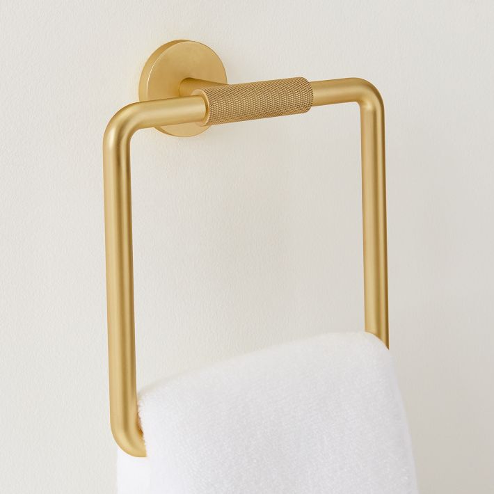 Knurled Bath Hardware West Elm