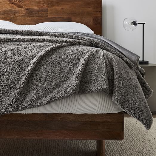Sherpa Bed Blanket West Elm