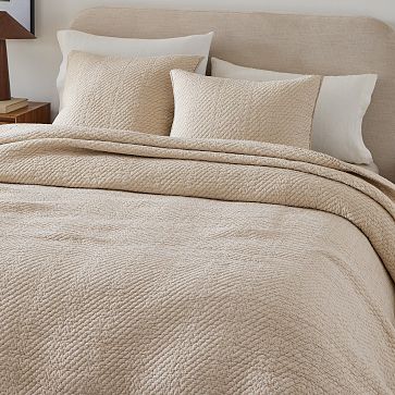 Reflections Matelasse Quilt & Shams | West Elm