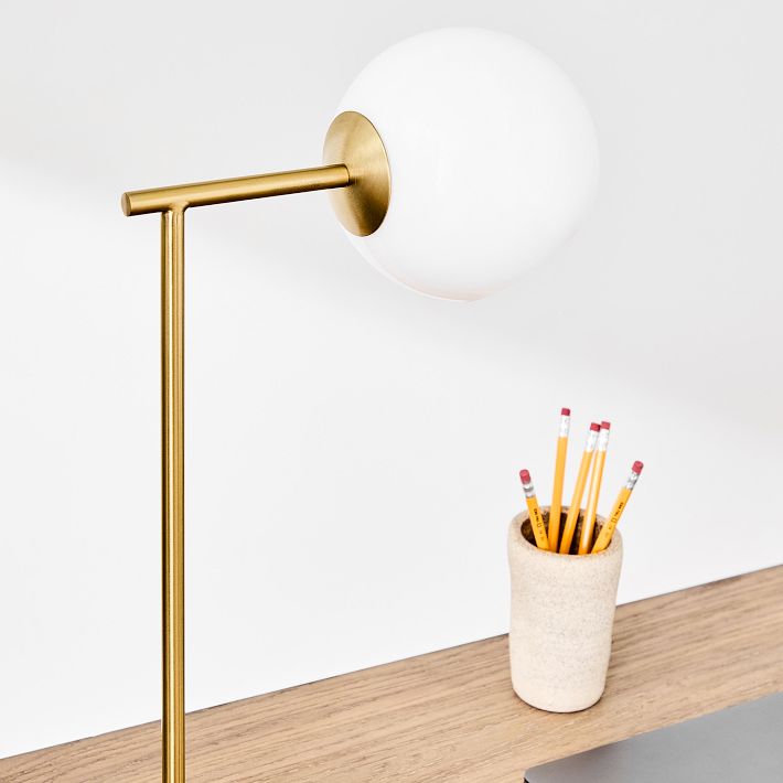 West elm staggered clearance glass table lamp