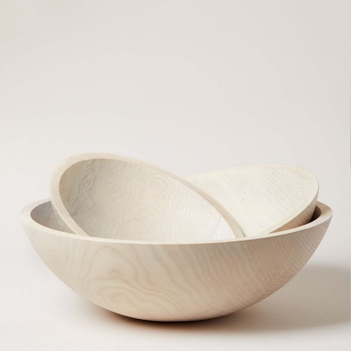 Farmhouse Pottery Crafted Wooden Bowls