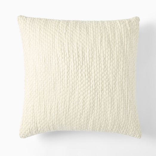 24X24 Preference Cream White Throw Pillow