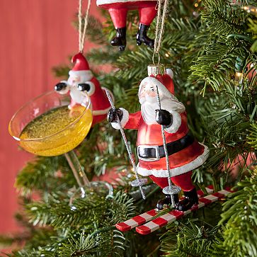 Day in the Life of Santa Ornaments | West Elm