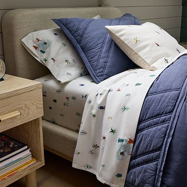 Navy blue kids on sale bedding