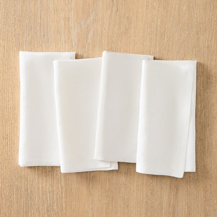 European Flax Linen 20" x 20" Napkin Set