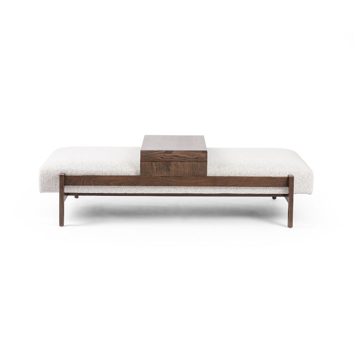 Mitchum Rectangle Ottoman | West Elm