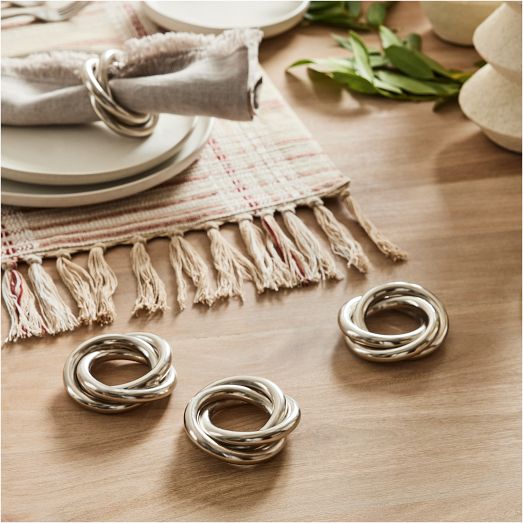 Botanical Brass Napkin Ring (Set of 4) – McGee & Co.