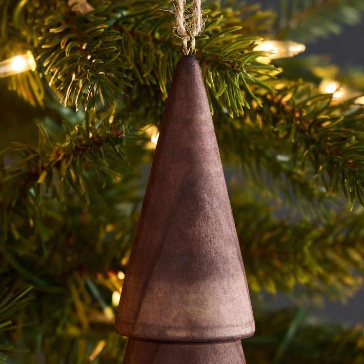 Wood Tree Ornaments West Elm