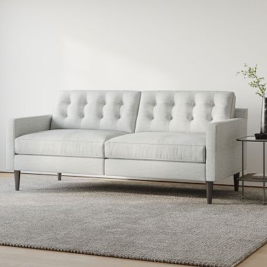 West elm deals loveseat sofa