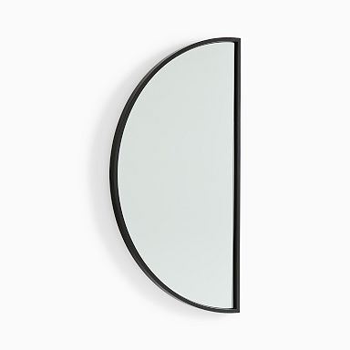 Metal Frame Oval Mirror - 40W x 30H