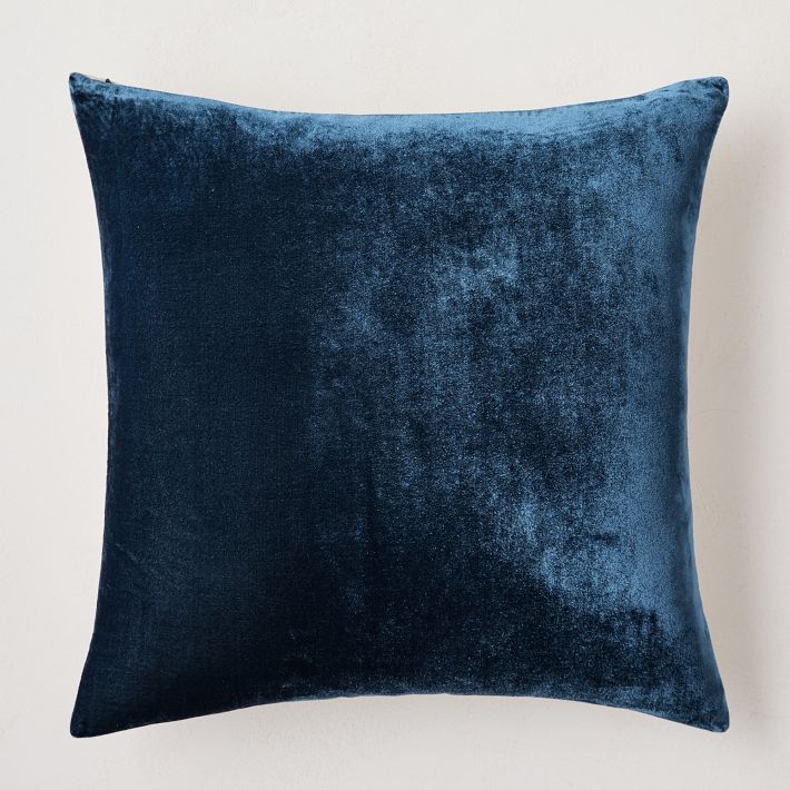 West Elm Velvet Pillow