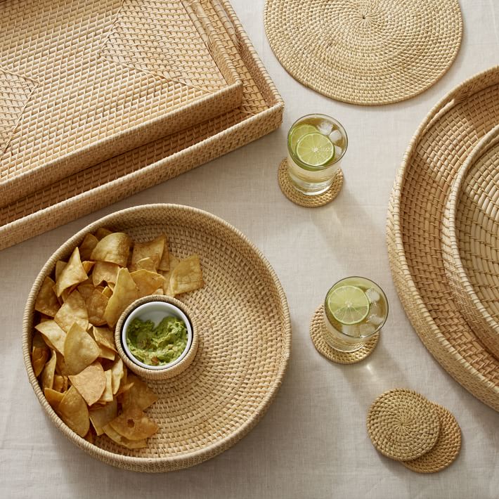 Merida Rattan Serveware West Elm