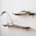 Premium Photo  A rack of boxes made of burnt wood. shelves for