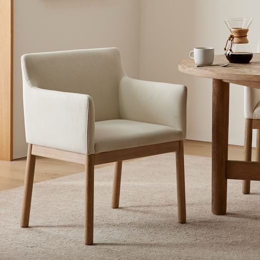 Ellis upholstered dining online armchair