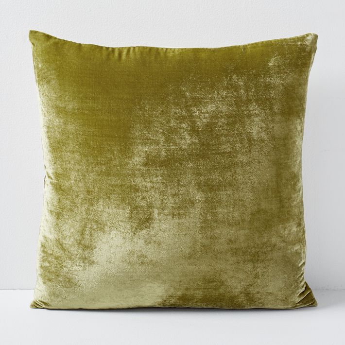 Lush Velvet Pillow Cover West Elm   Lush Velvet Pillow Cover 1 O 