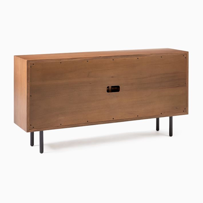 West elm slatted store media console