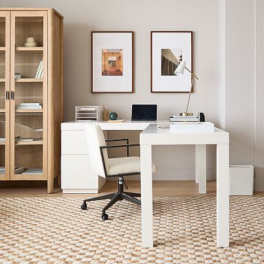 School Office L-Shaped Desk - Left