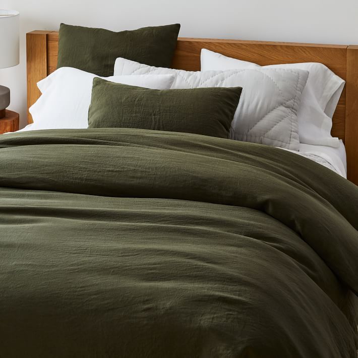 European Flax Linen Duvet Cover & Shams