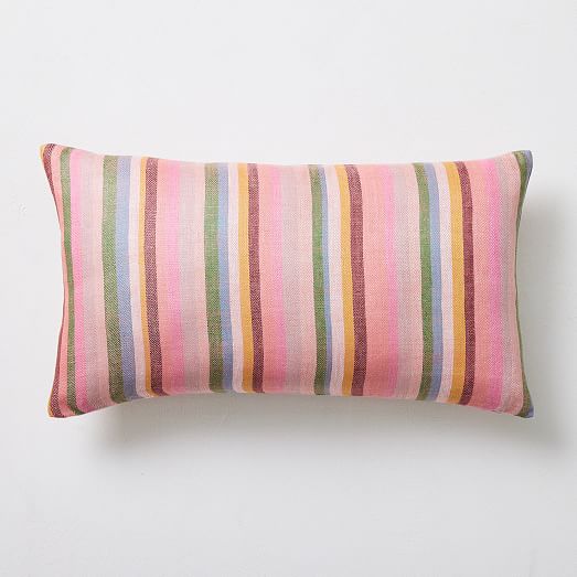 Fringe Stripe Pillow Cover | West Elm