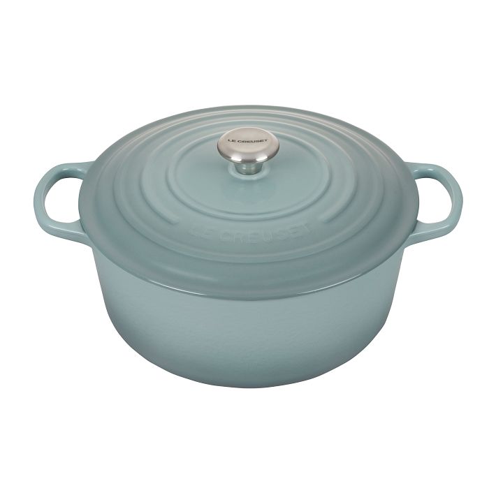 5.5 Qt Enameled Cast-Iron Series 1000 Covered Round Dutch Oven - Dark Blue