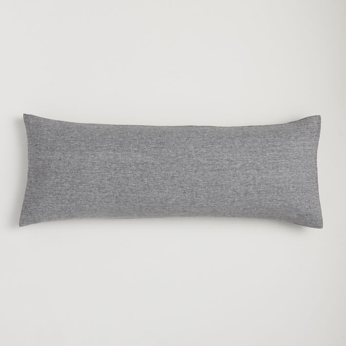 European Flax Linen Body Pillow Cover | West Elm