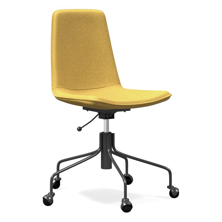 Modern Slope Upholstered Swivel Office Chair