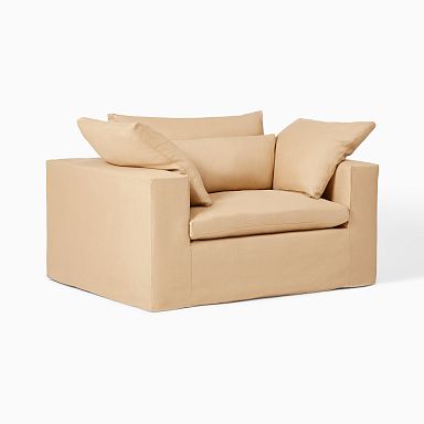 Slipper chair slipcover west elm hot sale