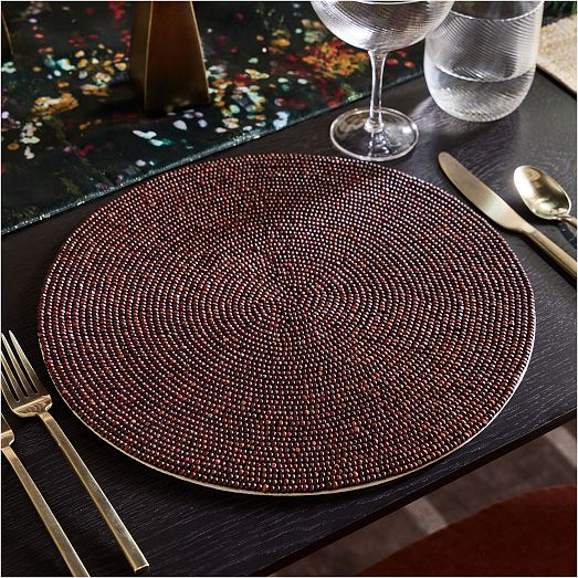 Beaded Linens Placemats West Elm