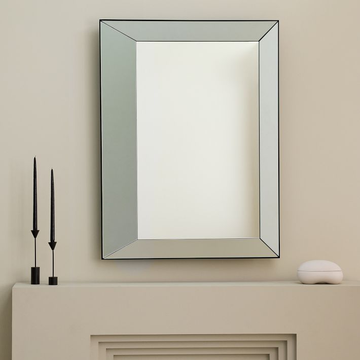 Bevvy Faceted Wall Mirror | West Elm