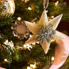 Modern Bottlebrush Star Ornaments | West Elm