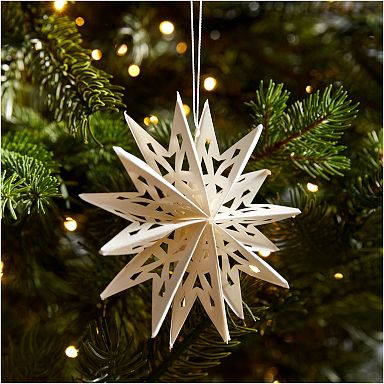 Set of Mini Star Snowflake Ornaments