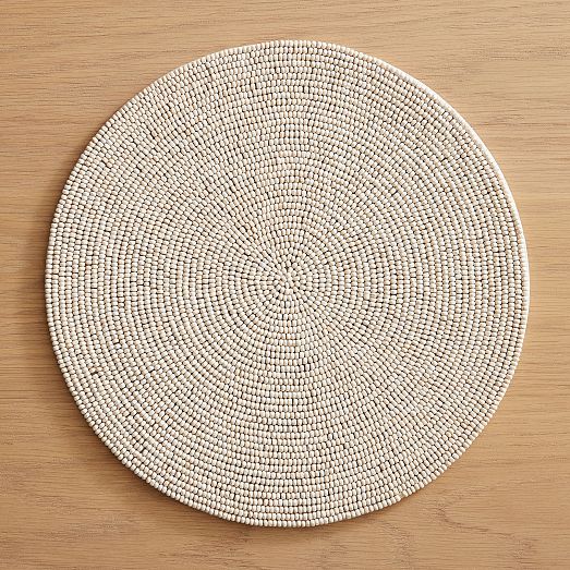 Beaded Linens Placemats West Elm