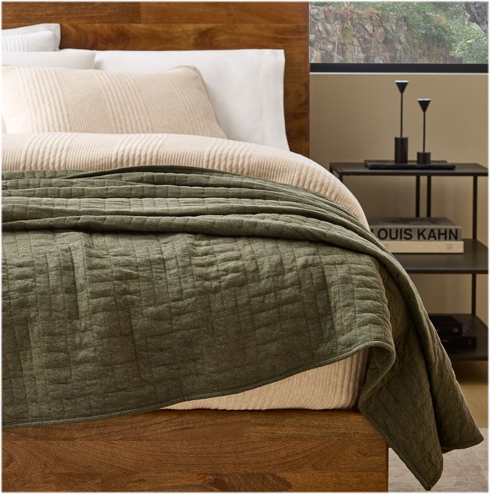 Cotton Cloud Jersey Blanket - West Elm