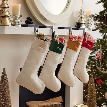Teach Love Inspire Canvas Cosmetic Bag - Christmas Stocking