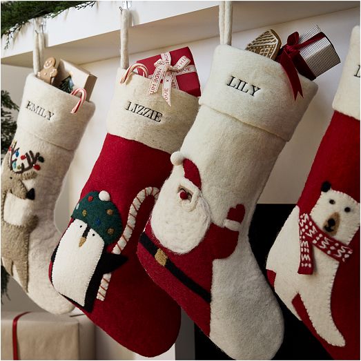 Jolly Santa Stocking | West Elm