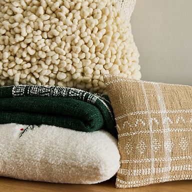 9 Textured Pillows - Set of 4