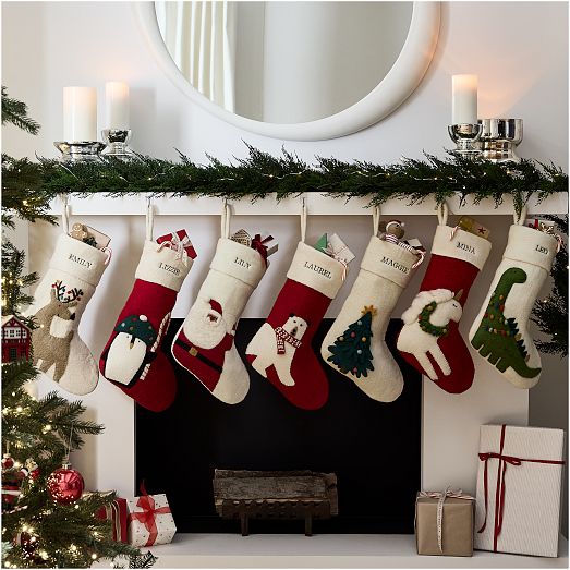 Jolly Santa Stocking | West Elm