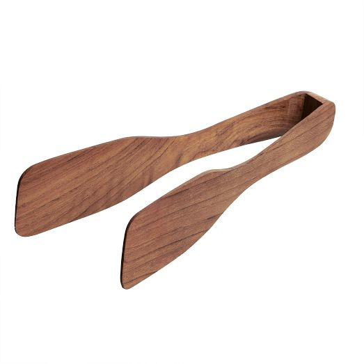 Teak Mini Tongs