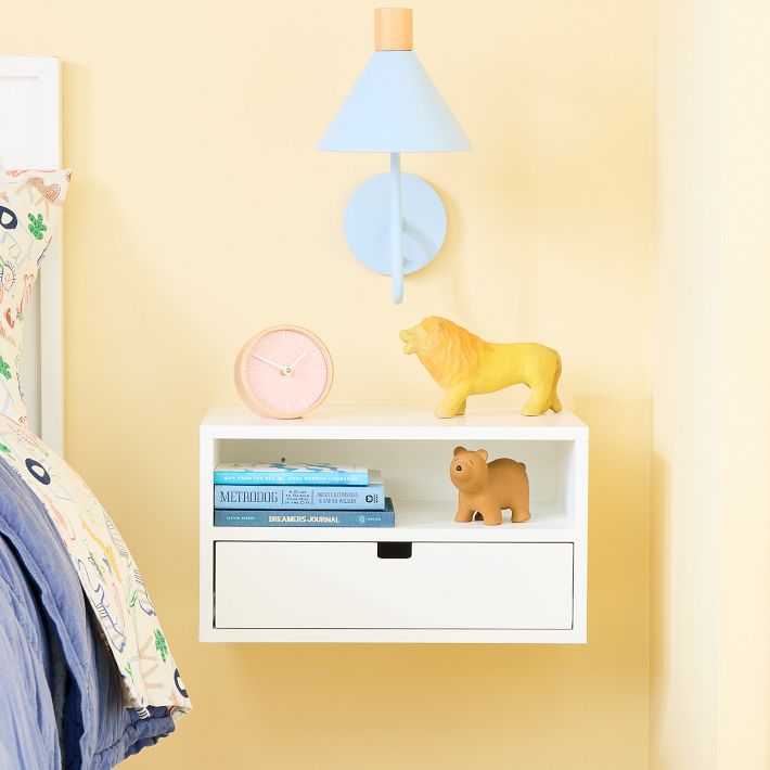 Pottery Barn Farmhouse Style $15 DIY Cubby Wall Shelf - A Piece Of Rainbow