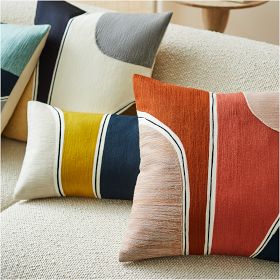 Color Crush Pillow Cover Set - White  White pillows, Pillows, West elm  pillows