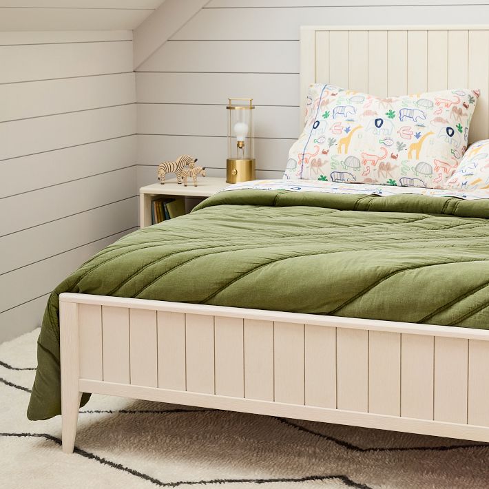 Bed frame for crib sales conversion