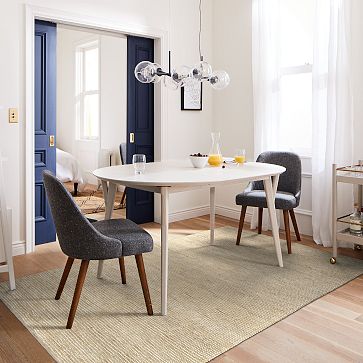 Dotted Jute & Wool Rug West Elm