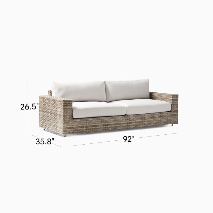 West elm urban outdoor outlet sofa