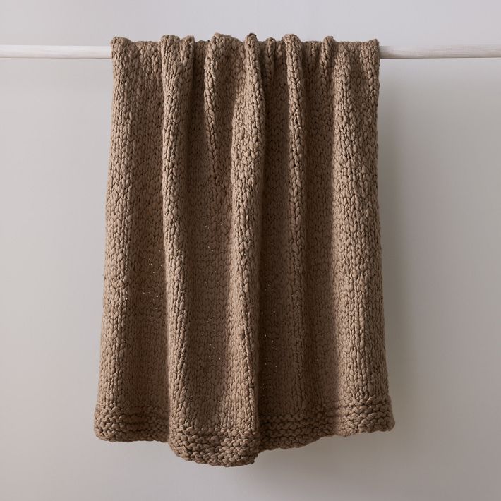 Wool Knit Throw West Elm